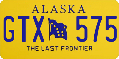 AK license plate GTX575