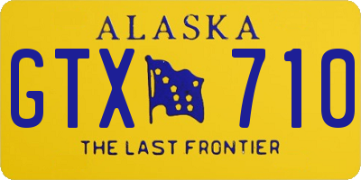 AK license plate GTX710