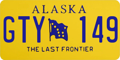 AK license plate GTY149