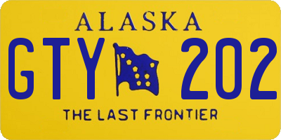 AK license plate GTY202