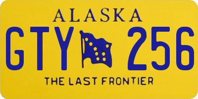 AK license plate GTY256