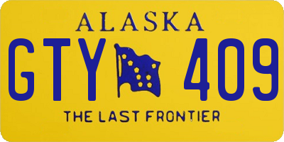 AK license plate GTY409