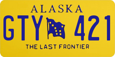 AK license plate GTY421