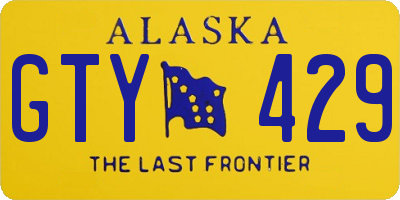AK license plate GTY429