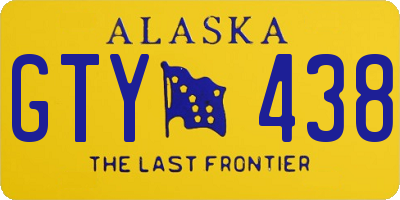 AK license plate GTY438