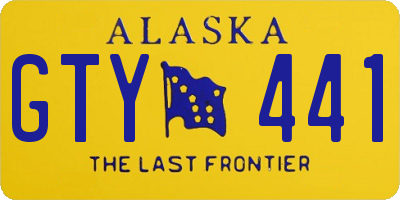 AK license plate GTY441