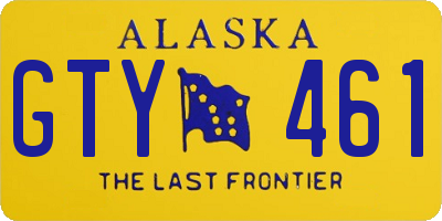 AK license plate GTY461