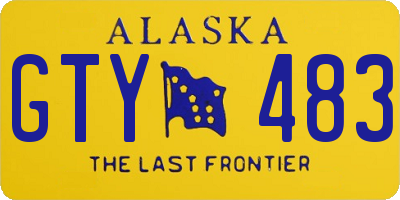 AK license plate GTY483