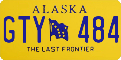 AK license plate GTY484