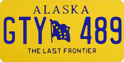 AK license plate GTY489