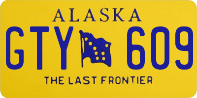 AK license plate GTY609