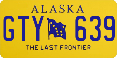 AK license plate GTY639