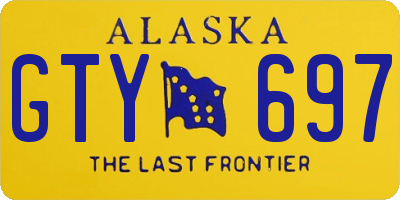 AK license plate GTY697