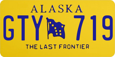 AK license plate GTY719