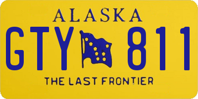 AK license plate GTY811