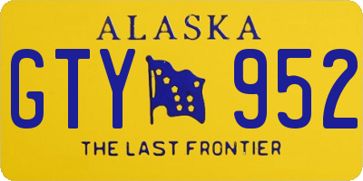 AK license plate GTY952
