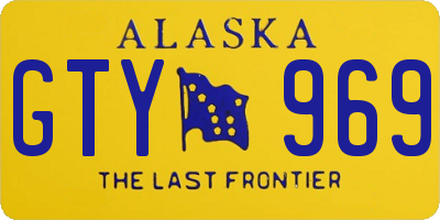 AK license plate GTY969