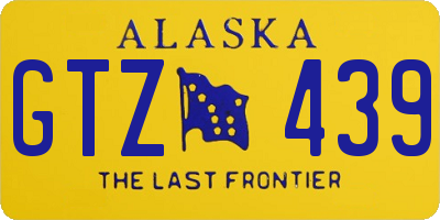 AK license plate GTZ439