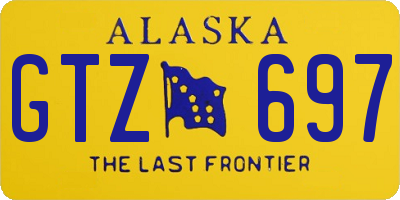 AK license plate GTZ697