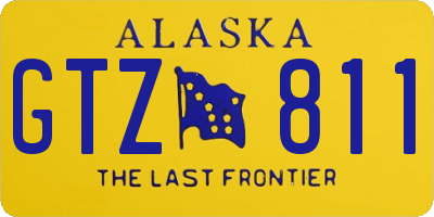 AK license plate GTZ811
