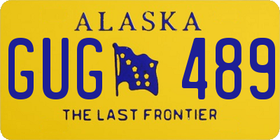 AK license plate GUG489
