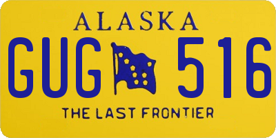AK license plate GUG516