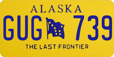 AK license plate GUG739