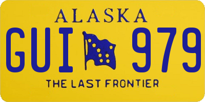 AK license plate GUI979