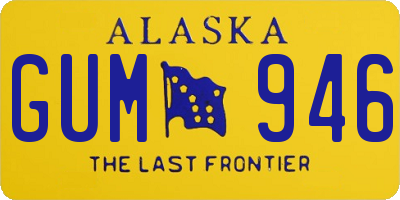 AK license plate GUM946