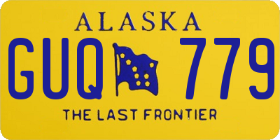 AK license plate GUQ779