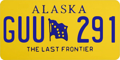 AK license plate GUU291