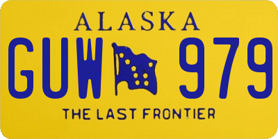 AK license plate GUW979