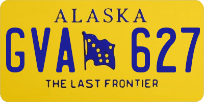 AK license plate GVA627