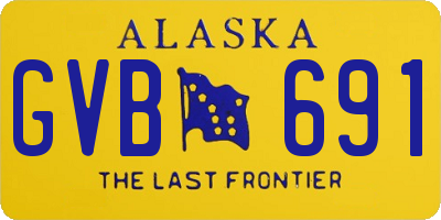 AK license plate GVB691