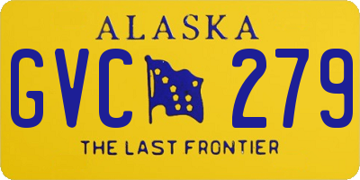 AK license plate GVC279