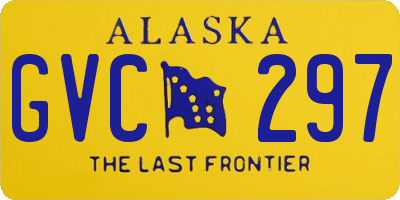 AK license plate GVC297