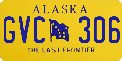 AK license plate GVC306