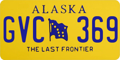 AK license plate GVC369