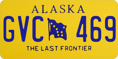 AK license plate GVC469