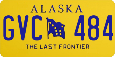 AK license plate GVC484