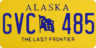 AK license plate GVC485