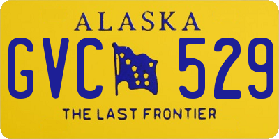 AK license plate GVC529