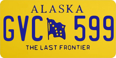 AK license plate GVC599