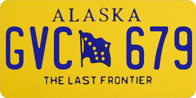 AK license plate GVC679