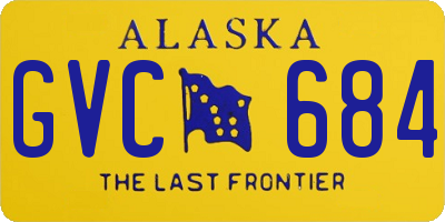 AK license plate GVC684