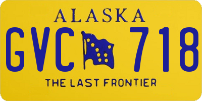 AK license plate GVC718