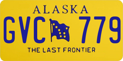 AK license plate GVC779