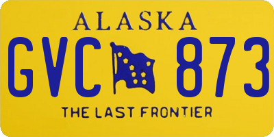 AK license plate GVC873