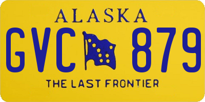 AK license plate GVC879