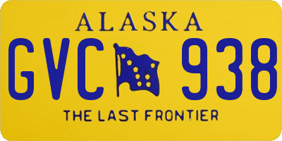 AK license plate GVC938